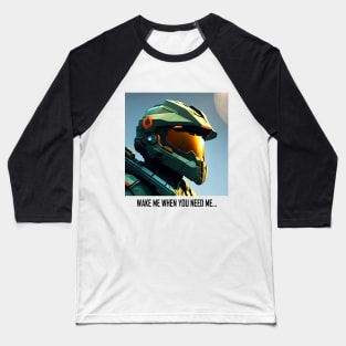 Halo game quotes - Master chief - Spartan 117 - WQ01-v4 Baseball T-Shirt